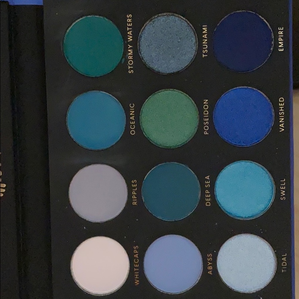 Atlantis by FACE CANDY 12 shade color eye shadow.